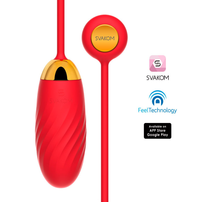 Cápsula Vibratória Interativa Recarregável com 10 Modos de Vibração e Aplicativo - Svakom Ella Neo | 8,4 x 3,2 cm - 3