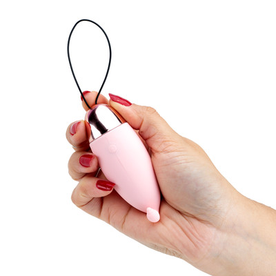 Cápsula Vibratória com 10 Modos de Vibração, Ponta Flexível e Recarregável USB - Lilo We Love Egg | 9,3 x 3,3 cm | Disponível em 2 Cores
