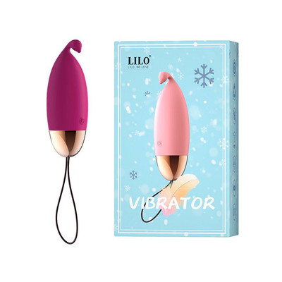 Cápsula Vibratória com 10 Modos de Vibração, Ponta Flexível e Recarregável USB - Lilo We Love Egg | 9,3 x 3,3 cm | Disponível em 2 Cores