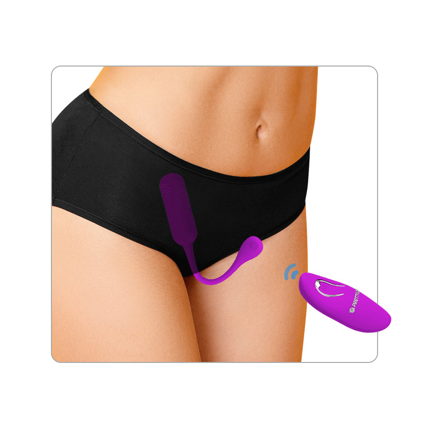 Cápsula Vibratória Recarregável com 12 Modos de Vibração e Controle Remoto Sem Fio - Pretty Love Lechies | 7 x 2,4 cm - 9