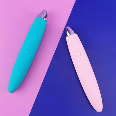 Foto 1 do produto Cápsula Vibratória em Silicone com 3 Modos de Vibrações e Recarregável - Svakom Daisy | 12,5 x 2,2 cm | Disponível em 2 Cores