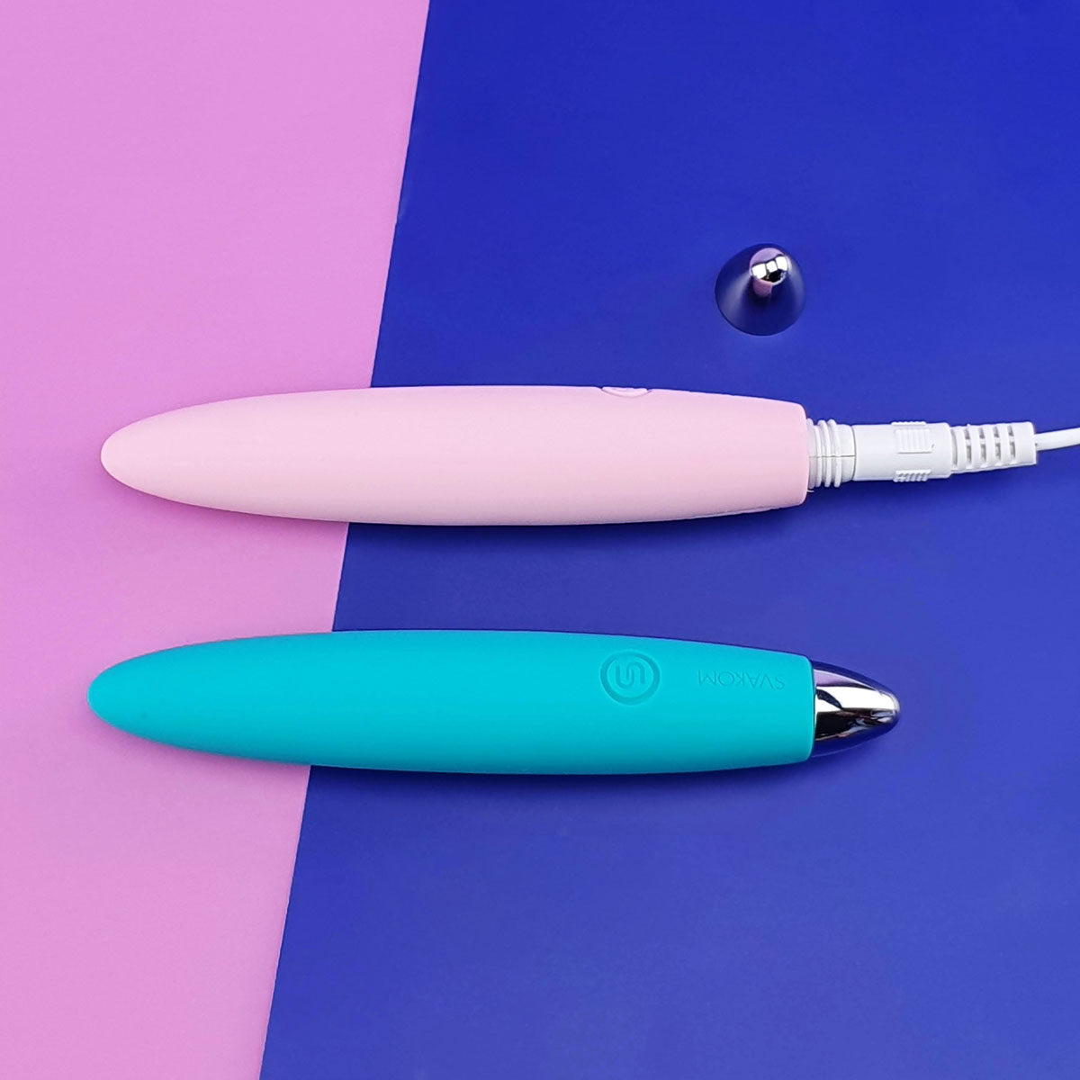 Cápsula Vibratória em Silicone com 3 Modos de Vibrações e Recarregável - Svakom Daisy | 12,5 x 2,2 cm | Disponível em 2 Cores - 3