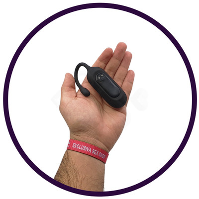 Cápsula Vibratória Recarregável com 9 Modos de Vibração e Controle Remoto sem Fio - HIGHLINE-RCT | 7,8 x 3 cm