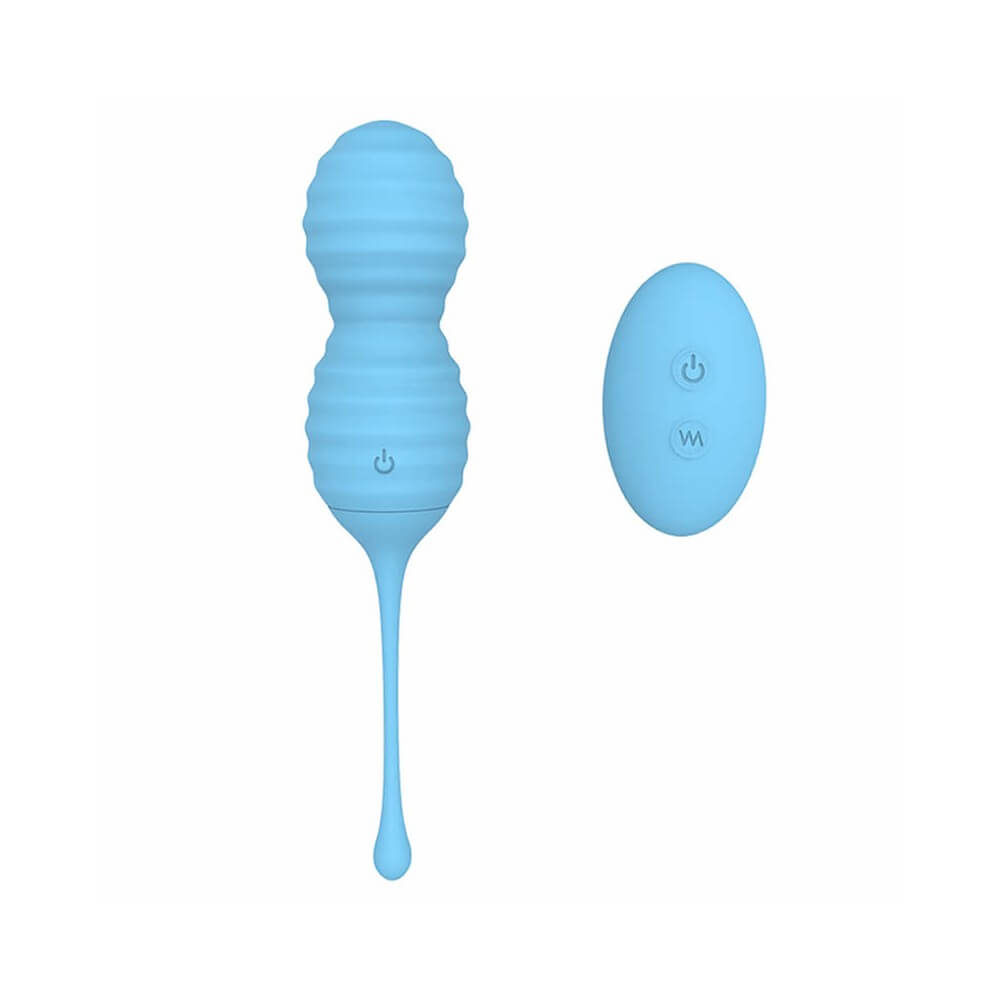 Cápsula Vibratória Recarregável com 9 Modos de Vibração, Textura Anelar e Controle Remoto Sem Fio - S-Hande Rolling | 17,3 x 3,5 cm | Disponível em 2 Cores - 8