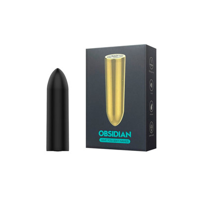 Cápsula Vibratória Recarregável em ABS com 10 Modos de Vibrações - Obsidian | 7,0 x 1,9 cm