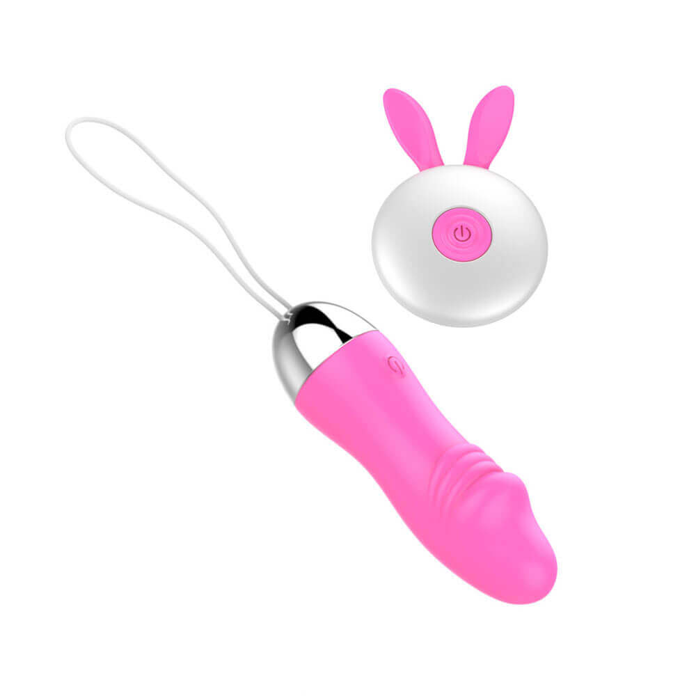 Cápsula Vibratória Recarregável no Formato de Glande Definida com 12 Modos de Vibrações e Controle Remoto sem Fio - Remote Control Vibrating Egg| Disponível em 2 Cores - 6