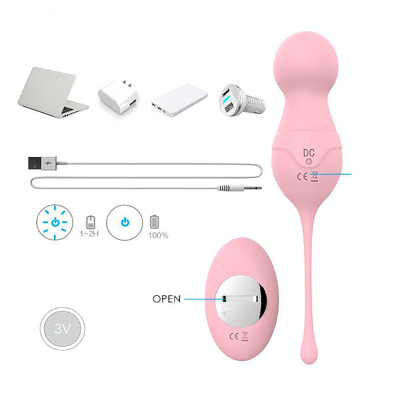 Cápsula Vibratória Recarregável para Pompoar com 9 Modos de Vibrações e Controle Remoto Sem Fio - S-Hande VAVA | 7,8 x 3,2 cm | Disponível em 2 Cores - 6