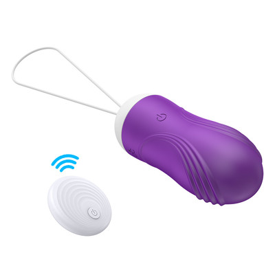Foto 3 do produto Cápsula Vibratória Recarregável em Silicone com 10 Modos de Vibrações e Controle Remoto Sem Fio - Wave-Tide | Disponível em 3 Cores