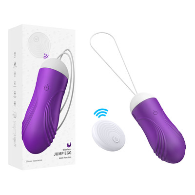 Foto 1 do produto Cápsula Vibratória Recarregável em Silicone com 10 Modos de Vibrações e Controle Remoto Sem Fio - Wave-Tide | Disponível em 3 Cores