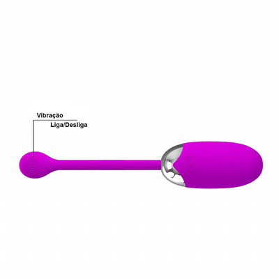Foto 4 do produto Cápsula Vibratória Recarregável em Silicone com 12 Modos de Vibração - Pretty Love Brook | 7,2 x 3,3 cm