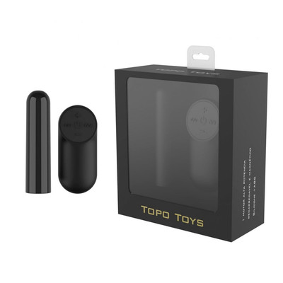 Foto 3 do produto Cápsula Vibratória Recarregável em Silicone com 7 Modos de Vibrações, 4 Velocidades e Controle Remoto Sem Fio - Topo Toys Wish - 8,3 x 2 cm | Disponível em 2 Cores