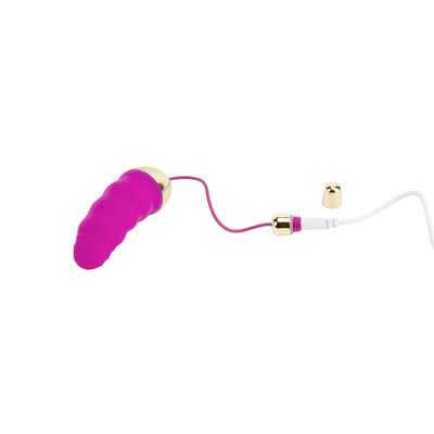 Foto 8 do produto Cápsula Vibratória Recarregável com Cerdas Estimuladoras, 10 Modos De Vibração e Controle Remoto Sem Fio - Remote Control Jump Egg | 8,7 x 3,6 cm | Disponível Em 2 Cores