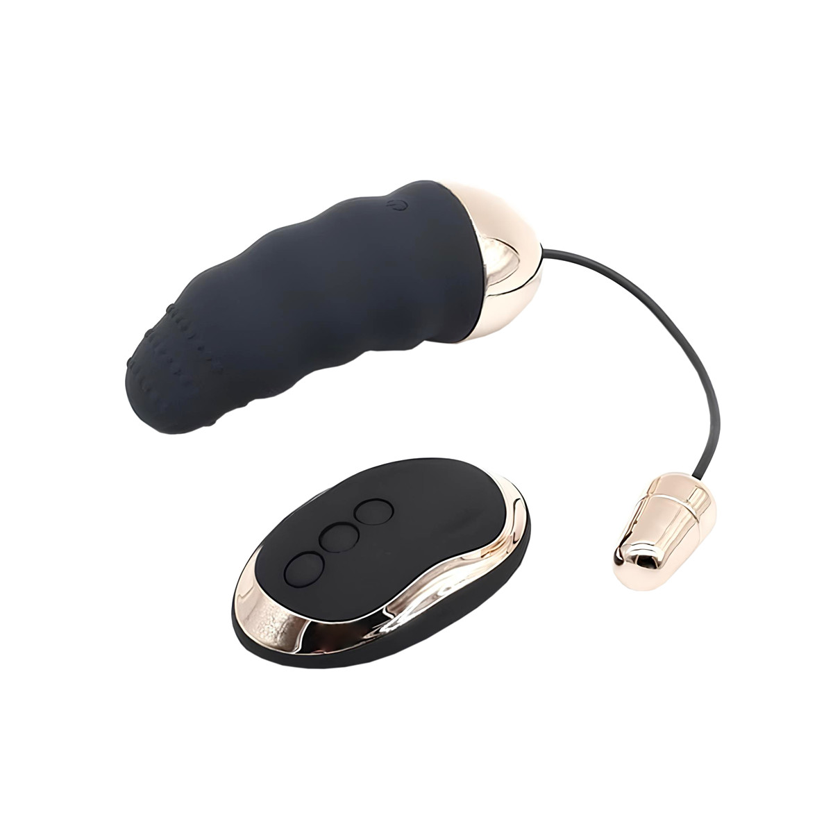 Cápsula Vibratória Recarregável com Cerdas Estimuladoras, 10 Modos De Vibração e Controle Remoto Sem Fio - Remote Control Jump Egg | 8,7 x 3,6 cm | Disponível Em 2 Cores - 4