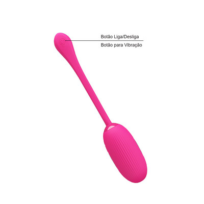 Foto 16 do produto Cápsula Vibratória em Silicone com 12 Modos de Vibração, 3 Intensidades de Choque e Controle via App  - Pretty Love Doreen | 7,2 x 3,3 cm | Disponível em 2 Cores