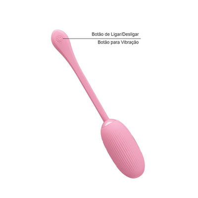 Foto 7 do produto Cápsula Vibratória em Silicone com 12 Modos de Vibração, 3 Intensidades de Choque e Controle via App  - Pretty Love Doreen | 7,2 x 3,3 cm | Disponível em 2 Cores