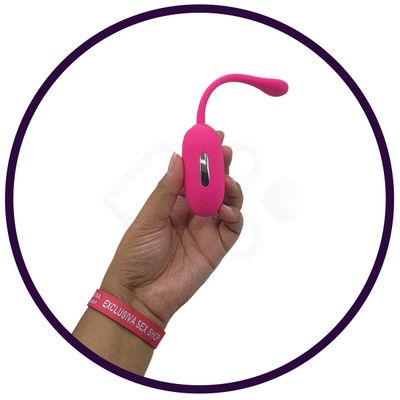 Foto 19 do produto Cápsula Vibratória em Silicone com 12 Modos de Vibração, 3 Intensidades de Choque e Controle via App  - Pretty Love Doreen | 7,2 x 3,3 cm | Disponível em 2 Cores