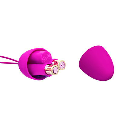 Foto 4 do produto Cápsula Vibratória em Silicone com 12 Modos de Vibração e Controle Remoto Sem Fio - Pretty Love Joanne | 7,5 x 3,5 cm