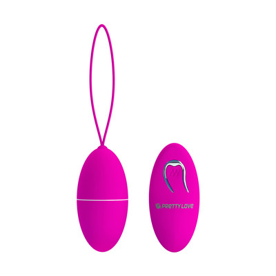 Foto 2 do produto Cápsula Vibratória em Silicone com 12 Modos de Vibração e Controle Remoto Sem Fio - Pretty Love Joanne | 7,5 x 3,5 cm