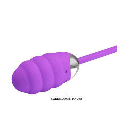 Foto 4 do produto Cápsula Vibratória em Silicone Macio com 12 Modos de Vibração e Recarregável - Pretty Love Franklin | Disponível em 2 Cores