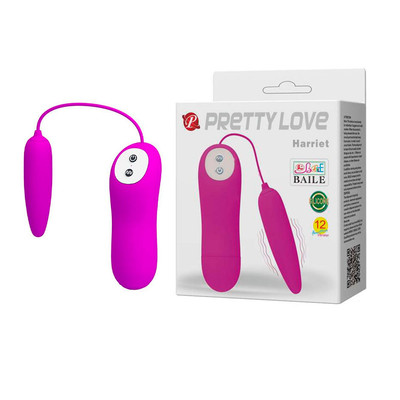 Cápsula Vibratória em Silicone com 12 Modos de Vibração  - Pretty Love Harriet | 6,5 x 2 cm