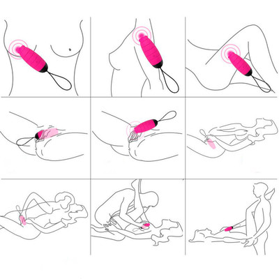 Foto 3 do produto Cápsula Vibratória em Silicone com 9 Modos de Vibrações e Controle Remoto sem Fio - Baby Bee S-Hande | Disponível em 2 Cores