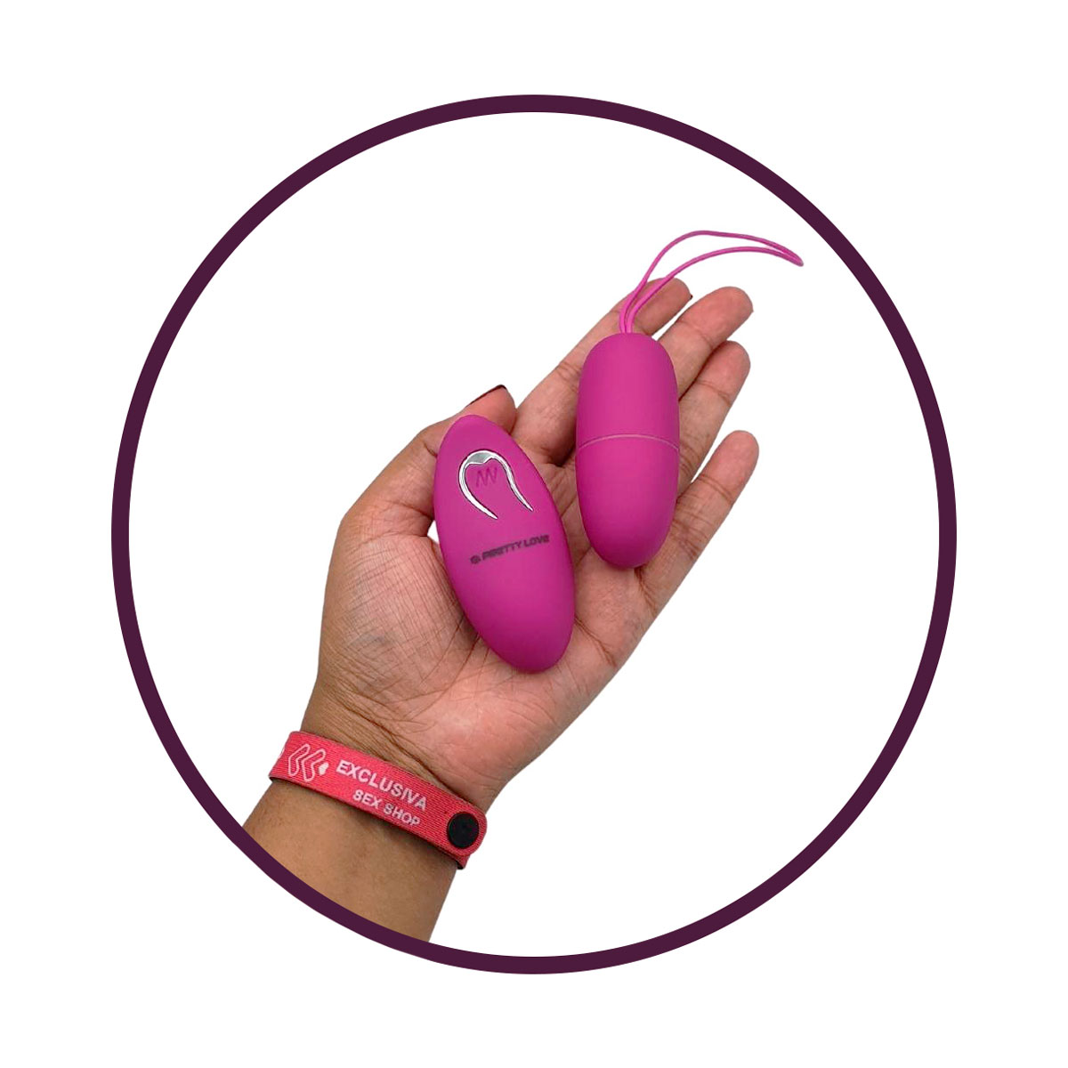 Cápsula Vibratória em Silicone Macio com 12 Modos de Vibração e Controle Remoto Sem Fio - Pretty Love Selkie | 7 x 3 cm | Disponível em 2 Cores - 7