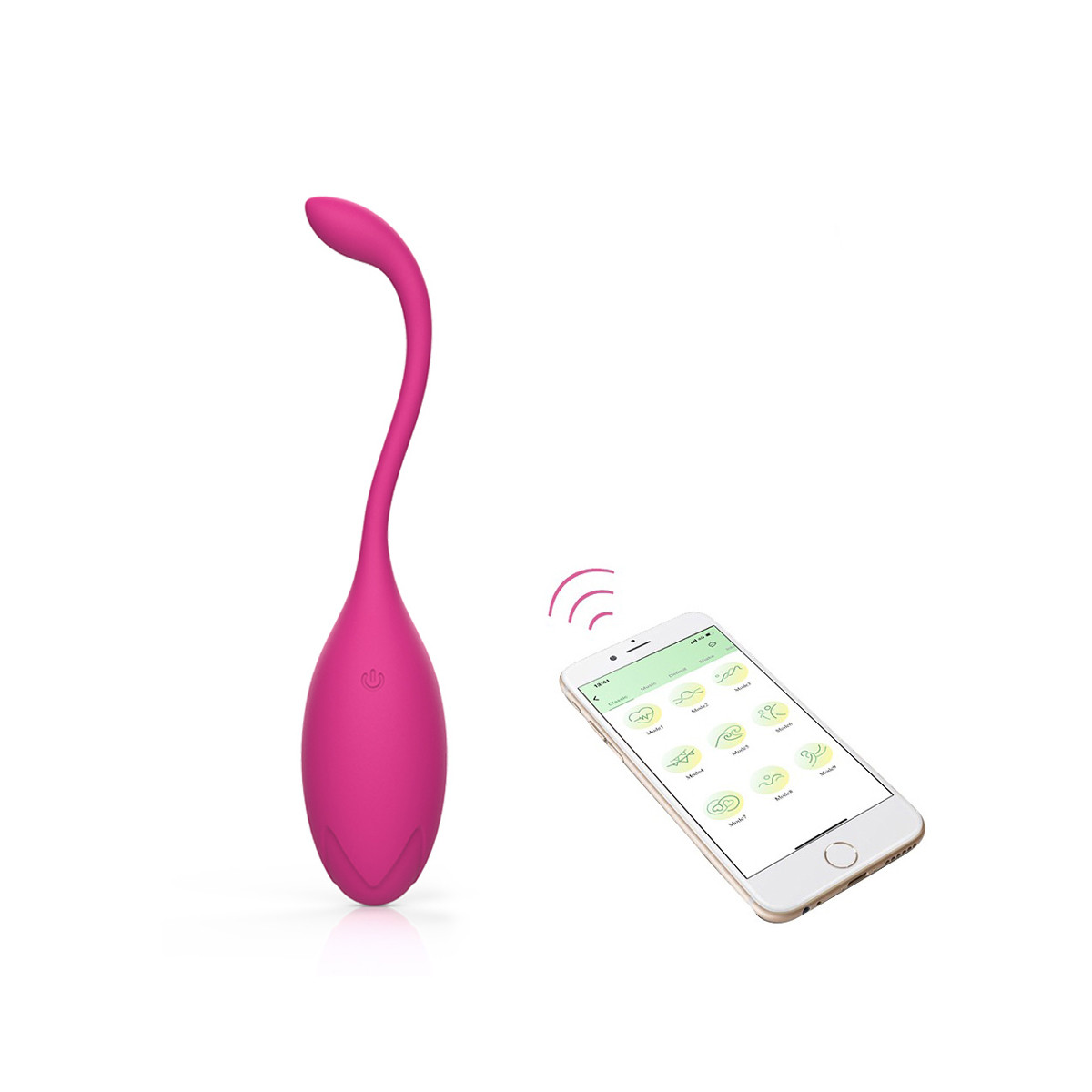 Cápsula Vibratória em Silicone Recarregável com 10 Modos de Vibrações e Controle por Aplicativo - Vibrator Vibe | 16,5 x 3,4 cm| Disponível em 3 Cores - 9