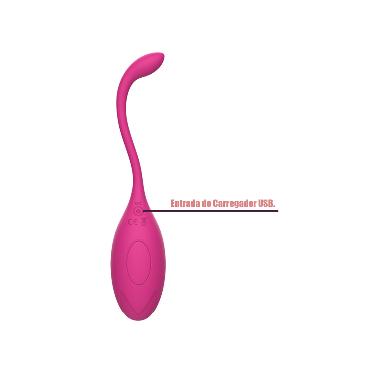Cápsula Vibratória em Silicone Recarregável com 10 Modos de Vibrações e Controle por Aplicativo - Vibrator Vibe | 16,5 x 3,4 cm| Disponível em 3 Cores - 8