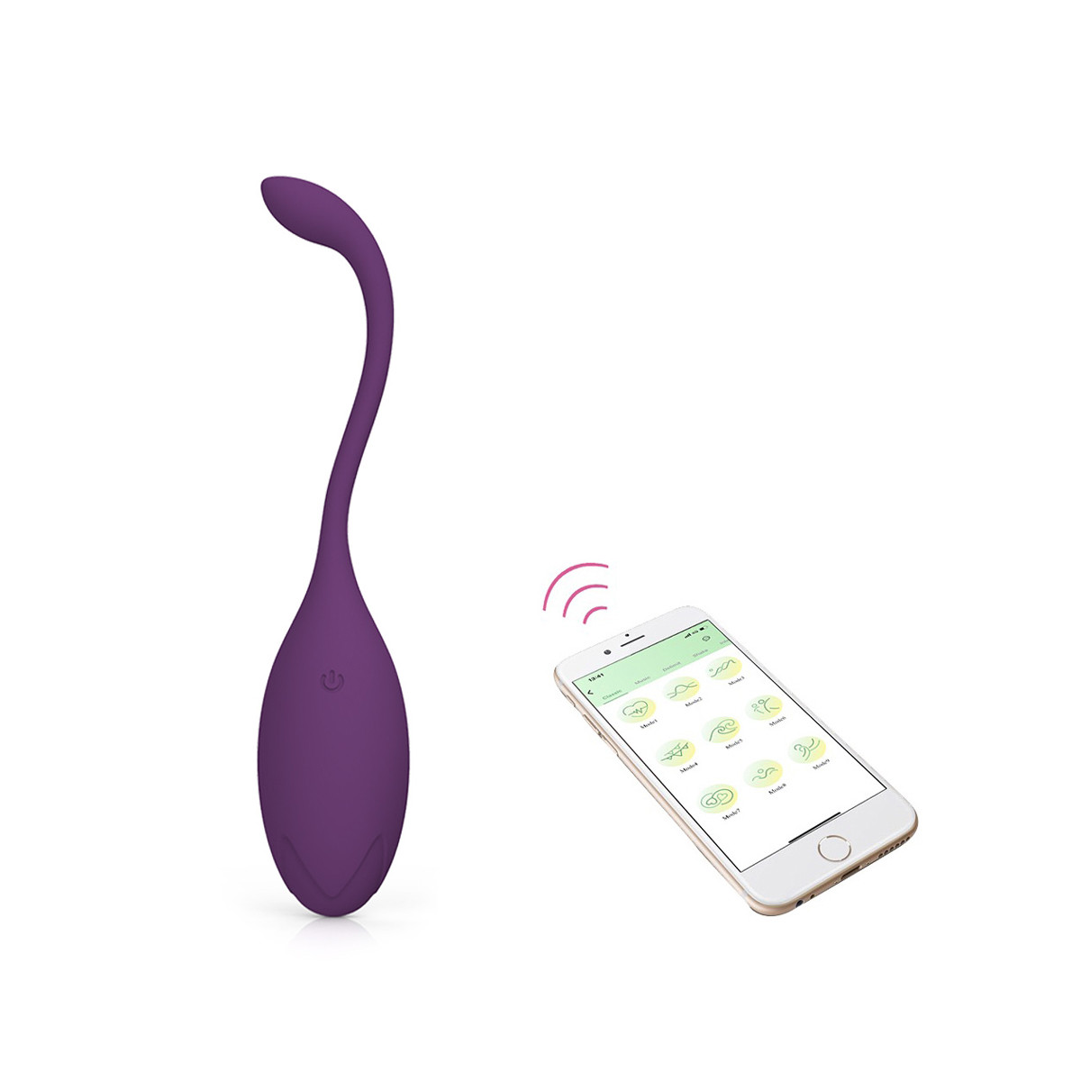 Cápsula Vibratória em Silicone Recarregável com 10 Modos de Vibrações e Controle por Aplicativo - Vibrator Vibe | 16,5 x 3,4 cm| Disponível em 3 Cores - 4
