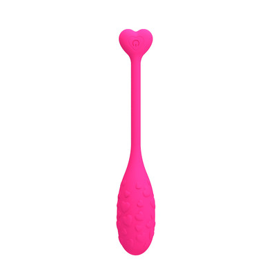 Foto 3 do produto Cápsula Vibratória em Silicone Texturizado com Corações, 12 Modos de Vibração, Controle via Aplicativo e Recarregável - Pretty Love Fisherman | 7,5 x 3,1 cm