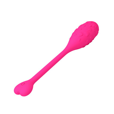 Foto 4 do produto Cápsula Vibratória em Silicone Texturizado com Corações, 12 Modos de Vibração, Controle via Aplicativo e Recarregável - Pretty Love Fisherman | 7,5 x 3,1 cm