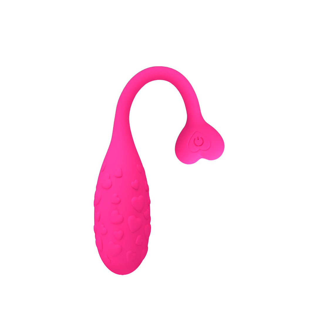 Cápsula Vibratória em Silicone Texturizado com Corações, 12 Modos de Vibração, Controle via Aplicativo e Recarregável - Pretty Love Fisherman | 7,5 x 3,1 cm - 5