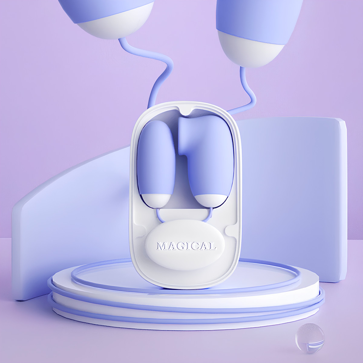 Cápsula Vibratória com Sugador de Clitóris em Silicone,12 Modos de Vibração, 12 Tipos de Pulsação e Controle Remoto - We Love Magic Box - 2