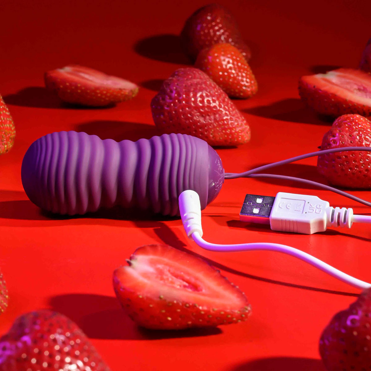 Cápsula Vibratória com Texturas Anelares, 7 Vibrações e Movimentos de Vai e Vem, Controle Remoto Sem Fio e Recarregável - Evolved Eager Egg | 8 x 3,2 cm - 3