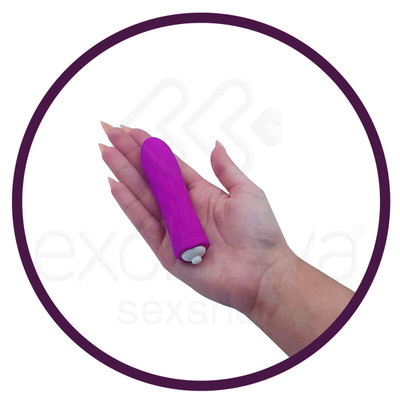 Foto 3 do produto OTTT - Cápsula Vibratória com Única Vibração e Capa em Silicone com Saliências em Alto Relevo - 10,5 x 2,2 cm