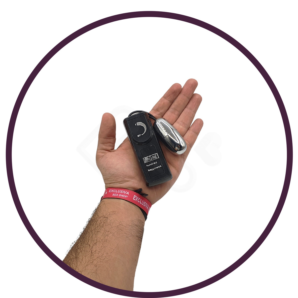 Cápsula Vibratória com Vibração Multivelocidade e Controle com Fio - Vibra Egg | 5,7 x 2,7 cm - 8