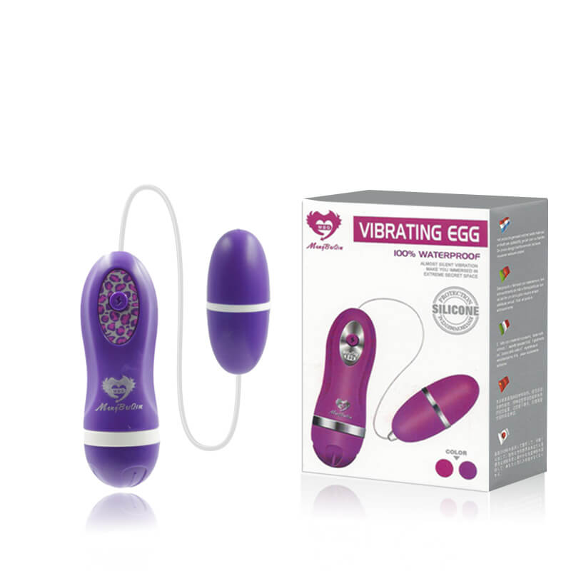 Cápsula Vibratória com Vibração Multivelocidade e Controle Remoto de Fio - MBQ Vibrating Egg | Disponível em 2 Cores - 2
