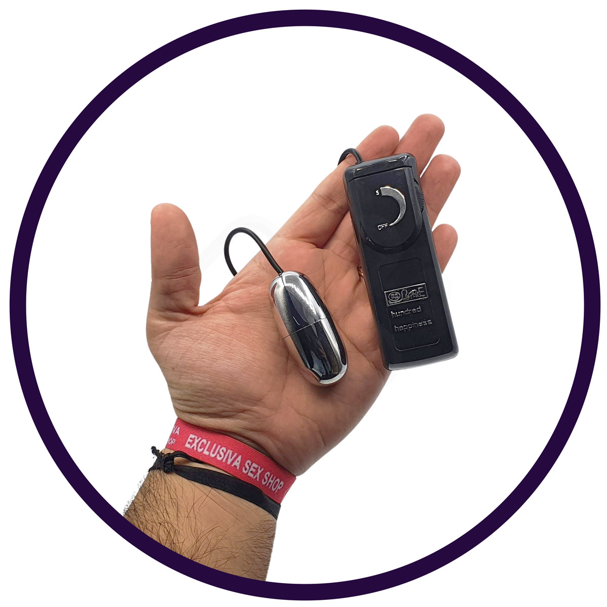 Cápsula Vibratória com Vibração Multivelocidade e Controle Remoto com Fio - Sexy Fantasy Enjoy | 5,6 x 2,6 cm - 8