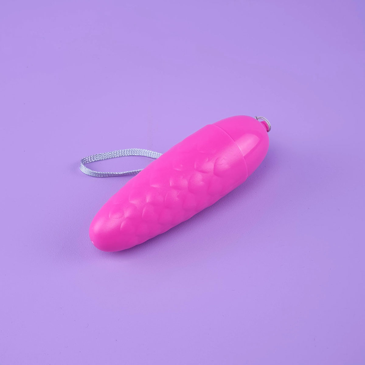 Cápsula Vibratória com Vibração Única e Textura Massageadora em ABS - 8 x 3,3 cm - 2