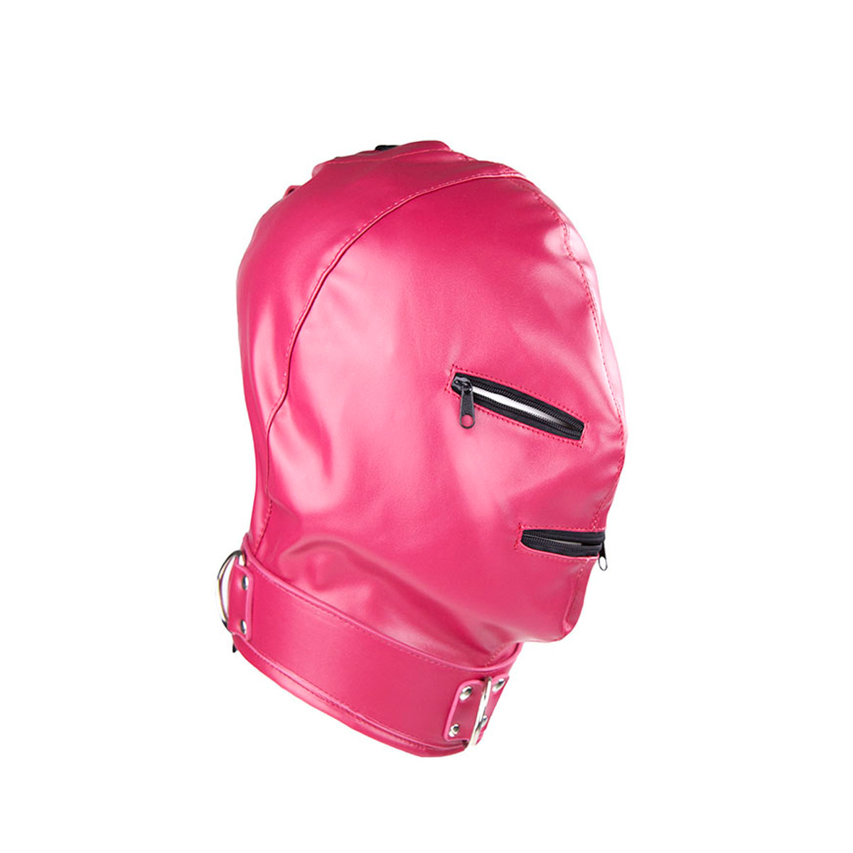 Capuz em PU com Abertura de Zíper nos Olhos e Boca - 3R Import | Tamanho Único | Disponível em 2 Cores - 2