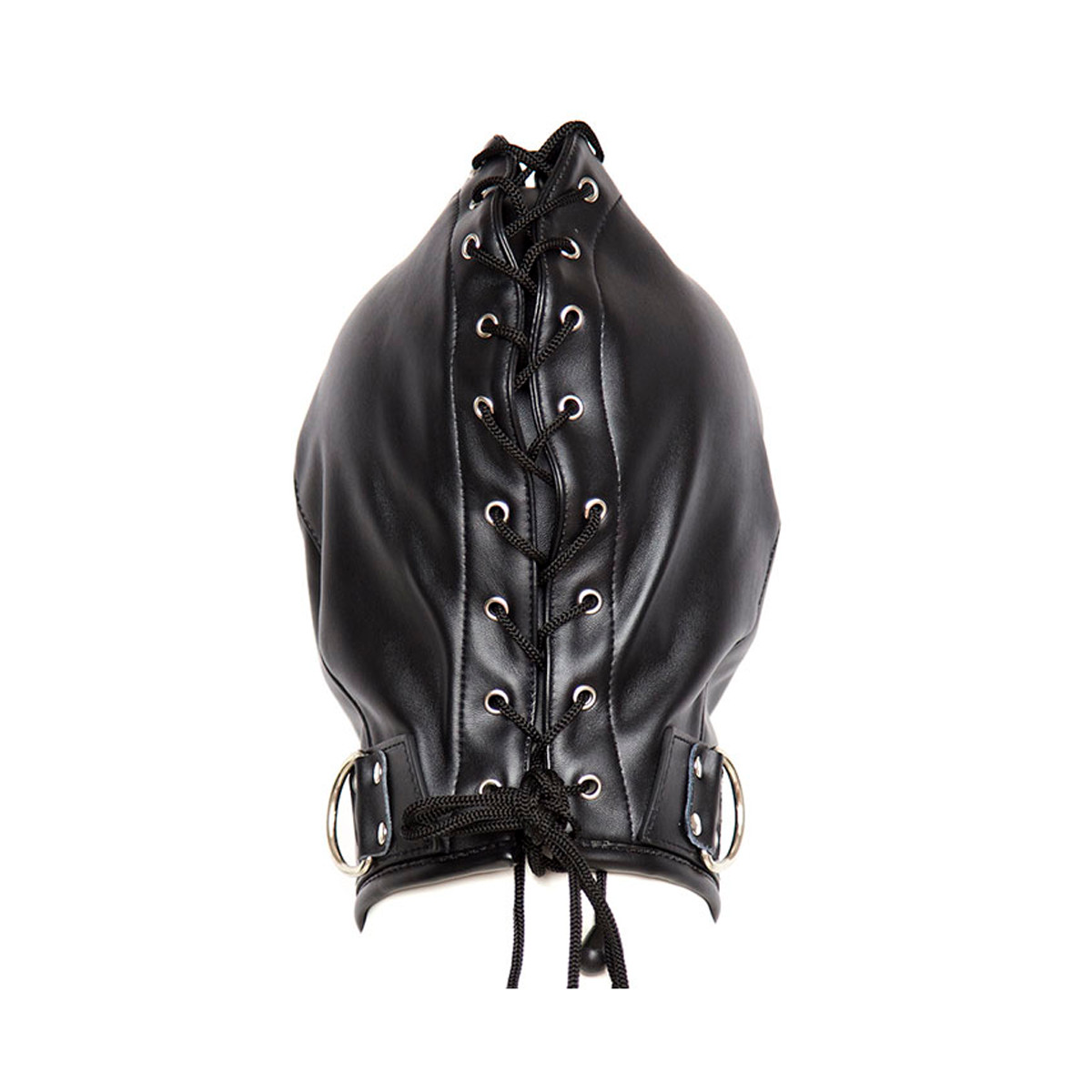 Capuz em PU com Abertura de Zíper nos Olhos e Boca - 3R Import | Tamanho Único | Disponível em 2 Cores - 8