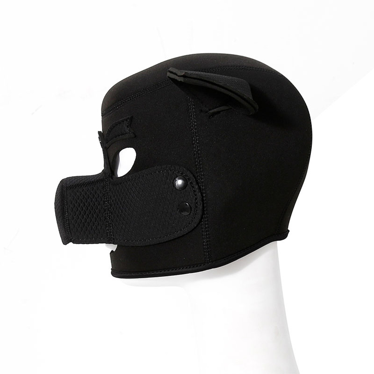 Capuz em PU com Orelhas e Focinho de Porco Removível - 3R Import | Tamanho Único - 2