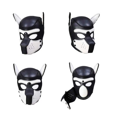 Capuz Sado em Neoprene com Formato de Cachorro e Focinho Removível - Puppy Hood | Tamanho Único | Disponível em 4 Cores