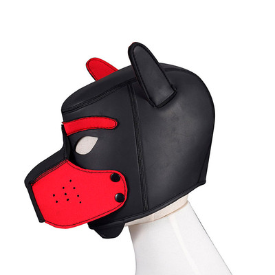 Foto 7 do produto Capuz Sado em Neoprene com Formato de Cachorro e Focinho Removível - Puppy Hood | Tamanho Único | Disponível em 4 Cores