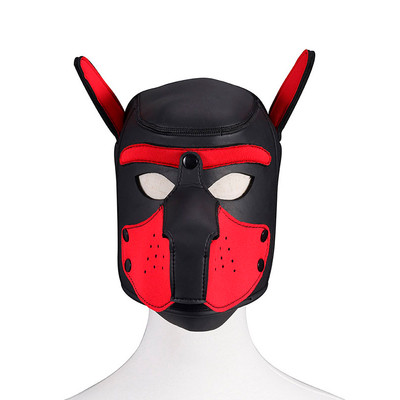 Foto 8 do produto Capuz Sado em Neoprene com Formato de Cachorro e Focinho Removível - Puppy Hood | Tamanho Único | Disponível em 4 Cores