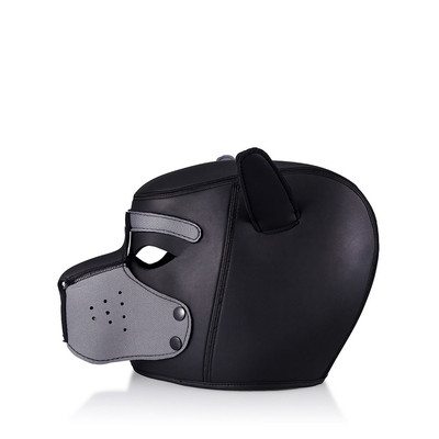 Foto 2 do produto Capuz Sado em Neoprene com Formato de Cachorro e Focinho Removível - Puppy Hood | Tamanho Único | Disponível em 4 Cores