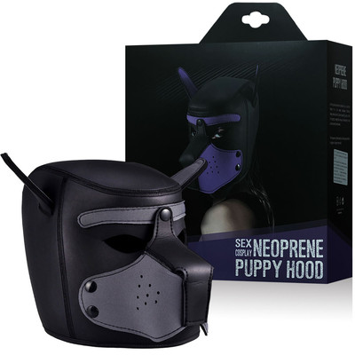 Capuz Sado em Neoprene com Formato de Cachorro e Focinho Removível - Puppy Hood | Tamanho Único | Disponível em 4 Cores