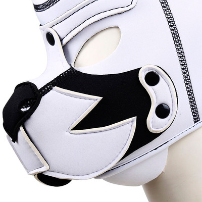 Foto 3 do produto Capuz Sado em Neoprene com Formato de Cachorro, Orelhas Articuláveis e Focinho Removível - Puppy Hood | Tamanho Único