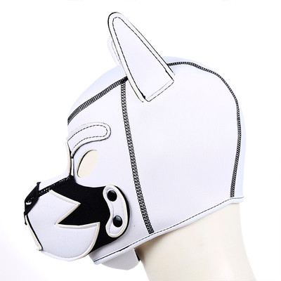 Foto 6 do produto Capuz Sado em Neoprene com Formato de Cachorro, Orelhas Articuláveis e Focinho Removível - Puppy Hood | Tamanho Único