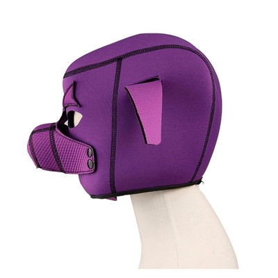 Foto 4 do produto Capuz Sado em Neoprene com Formato de Porco e Focinho Removível - Pig Hood | Tamanho Único | Disponível em 2 Cores